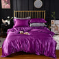 High End Home Emulation Silk Satin Bedding Set