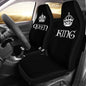 Queen and King His and Hers Car Seat Covers Set
