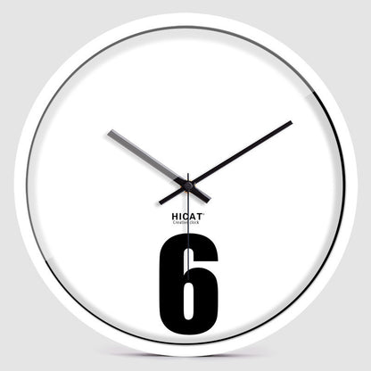 Simple Clock 6 Wall Clock Creative Bedroom Silent Quartz Clock