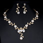 Jewelry Set Bridal Necklace Earrings Wedding Two-piece Set