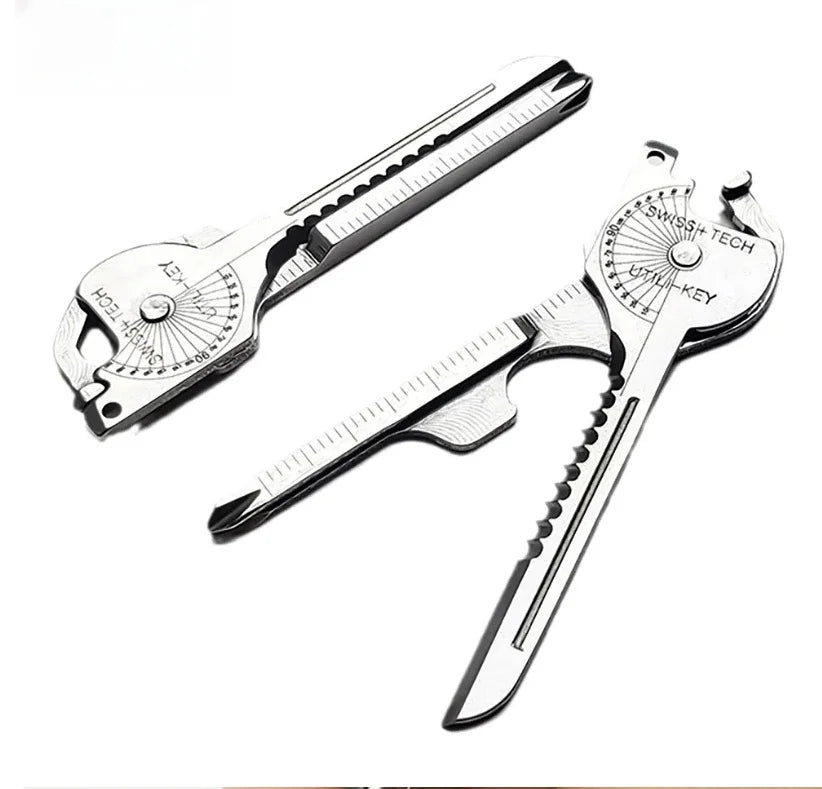 Compact Multi-Tool Keychain – Portable Screwdriver & Bottle Opener
