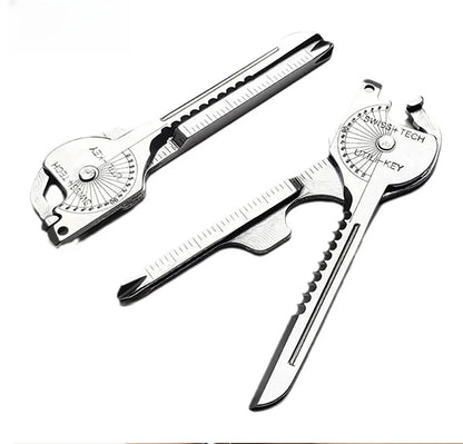 Compact Multi-Tool Keychain – Portable Screwdriver & Bottle Opener