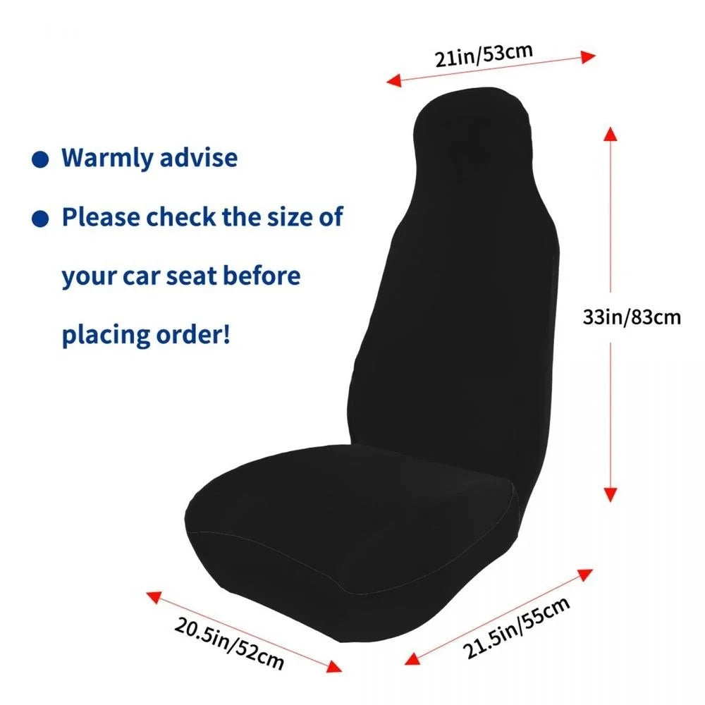 Queen and King His and Hers Car Seat Covers Set
