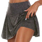 Y2K High-Waist Sports Skort – 12 Colors, All-Season Comfort