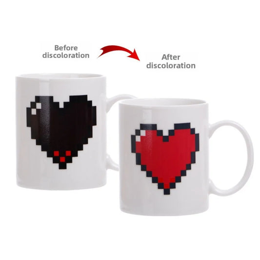 Color-Changing Love Mug – 11oz Magic Couple Coffee Cup