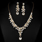 Wedding Bride Necklace Earrings