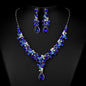 Wedding Bride Necklace Earrings