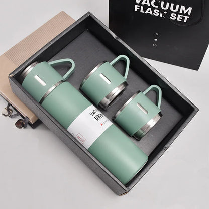 500ML Stainless Steel Vacuum Flask – Thermal Insulated Couple Bottle