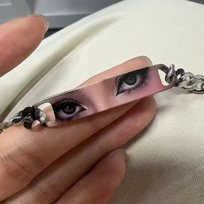 Personalized Lover Eyes Picture Bracelet for him&her