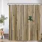Zen Green Bamboo Buddha Shower Curtain