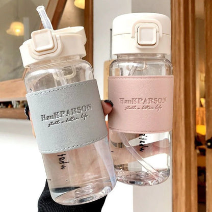 500ML Creative Kids Water Bottle – Leak-Proof with Pop-Up Straw