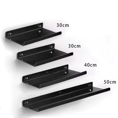 Invisible Acrylic Floating Shelf – Wall-Mounted Corner Storage