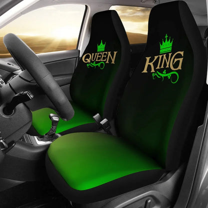 Queen and King His and Hers Car Seat Covers Set