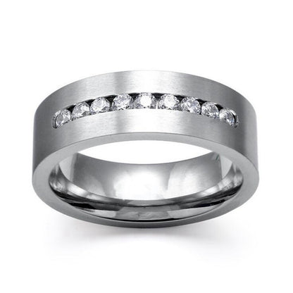 Crystal Diamond Ring European And American