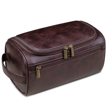 Personalized Leather Toiletry Bag – Dopp Kit for Men