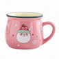 Ceramic Christmas Mug Cartoon Santa Mousse Cup Coffee Cup For Office Home Baking Dessert Breakfast Milk Mug For Kids Xmas Gift