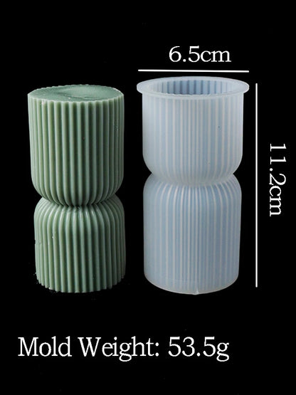 3D Geometric Silicone Candle