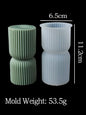 3D Geometric Silicone Candle