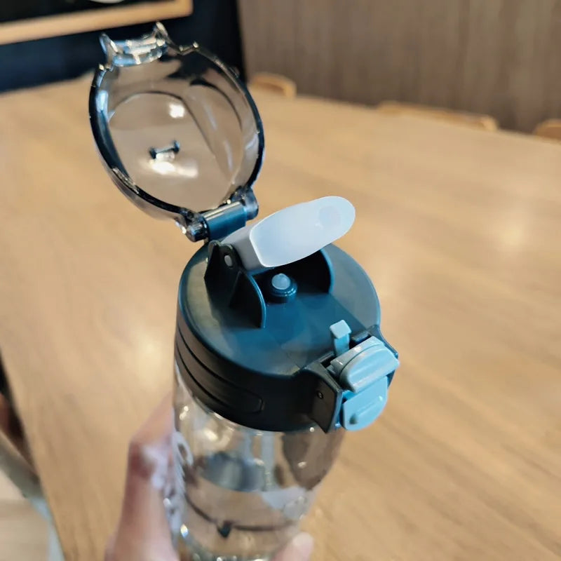 800ml Sports Water Bottle With Straw Plastic Water Bottles
