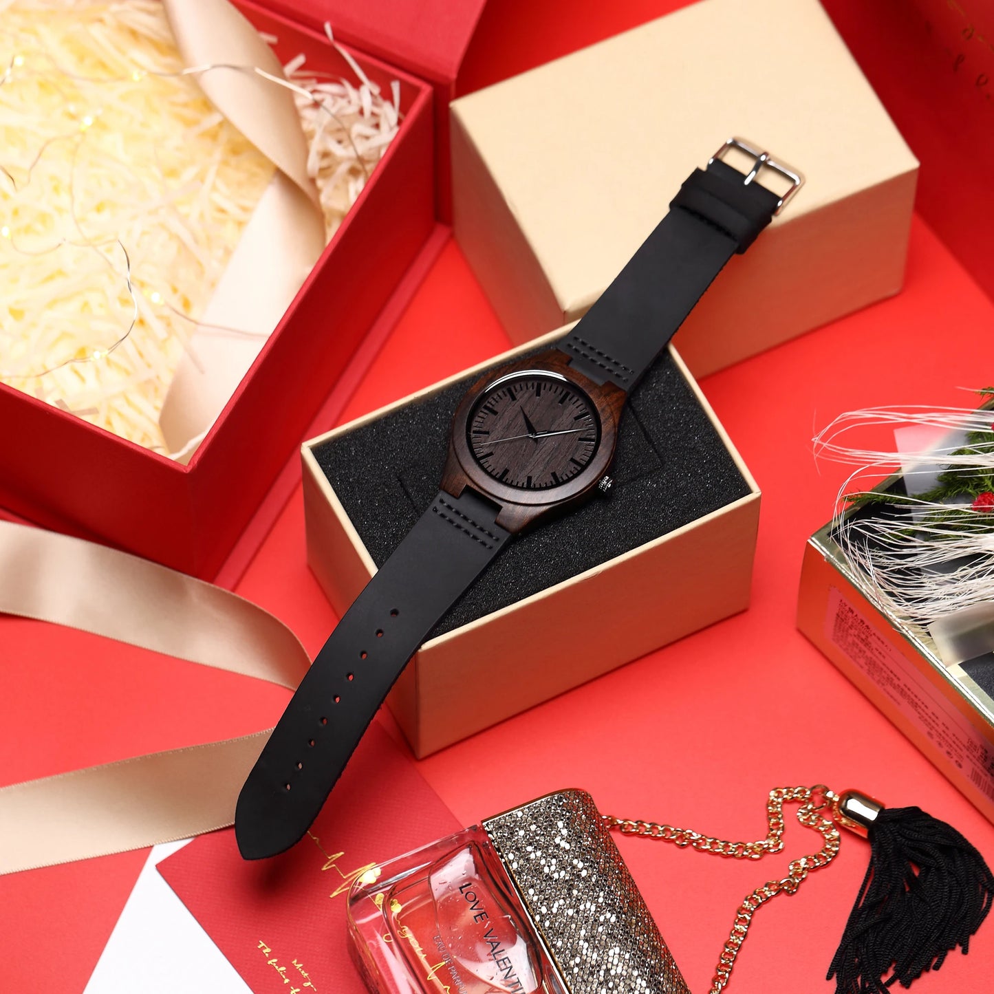 Nordic Minimalist Wooden Watch – Japanese Quartz Movement
