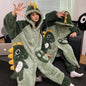 Kuromi & Pochacco Couple Pajama Set – Winter Coral Fleece Sleepwear