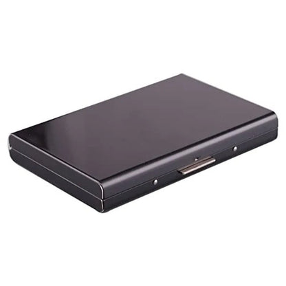 RFID-Blocking Slim Aluminum Wallet – Minimalist Cardholder for Men