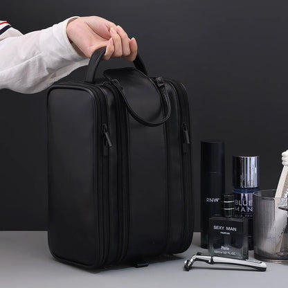 Multi-Pocket Travel Toiletry Bag – Waterproof Cosmetic Organizer