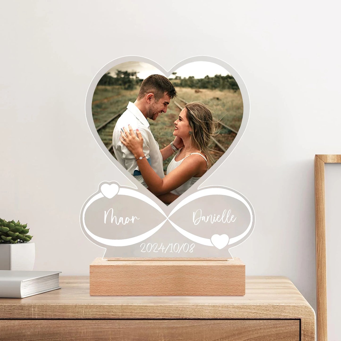 Anniversary 3D printing MOON LAMP  Couples Gifts
