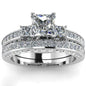 Crystal Diamond Ring European And American