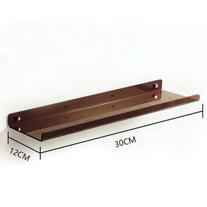 Invisible Acrylic Floating Shelf – Wall-Mounted Corner Storage