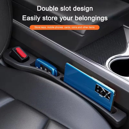 2-Piece Car Seat Gap Organizer – Waterproof Storage Plug