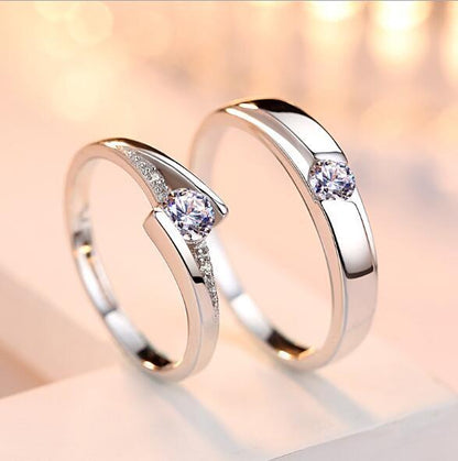 Diamond Ring Couple Rings