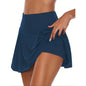 Y2K High-Waist Sports Skort – 12 Colors, All-Season Comfort