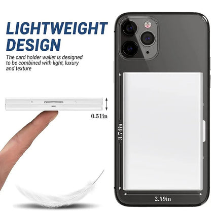RFID-Blocking Slim Aluminum Wallet – Minimalist Cardholder for Men