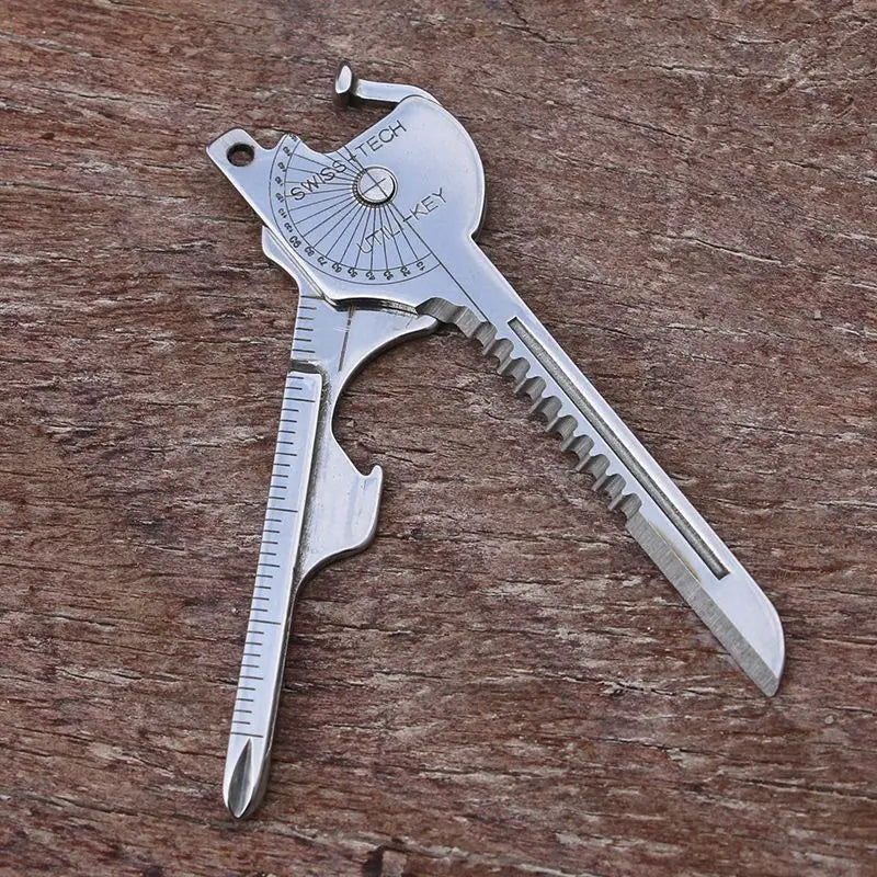 Compact Multi-Tool Keychain – Portable Screwdriver & Bottle Opener