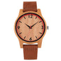 Cherry Wood/Bamboo Watches Fashion Minimalist Women's Watch