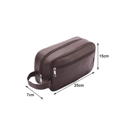 Men’s Waterproof Travel Toiletry Bag – PVC Cosmetic Organizer