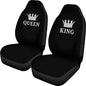 Queen and King His and Hers Car Seat Covers Set