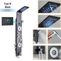 Luxury Bathroom Shower Panel Waterfall Rainfall Shower Head