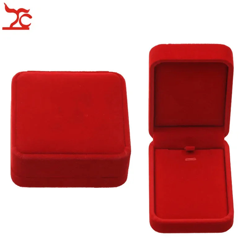 Quality Wedding Jewelry Storage Case Amazing Red Velvet