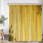 Zen Green Bamboo Buddha Shower Curtain