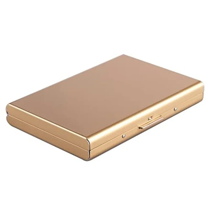 RFID-Blocking Slim Aluminum Wallet – Minimalist Cardholder for Men