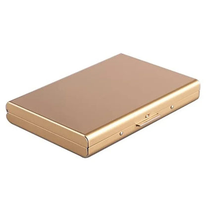 RFID-Blocking Slim Aluminum Wallet – Minimalist Cardholder for Men