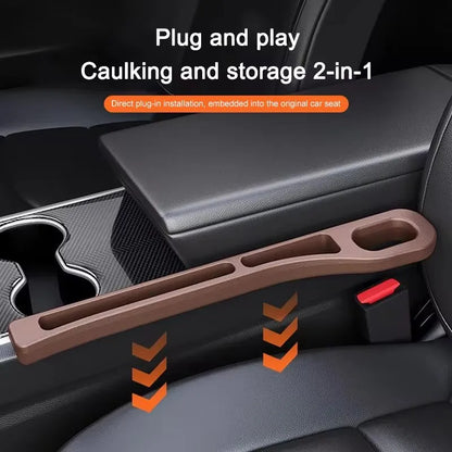 2-Piece Car Seat Gap Organizer – Waterproof Storage Plug
