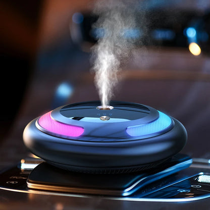 Smart Car Humidifier & Essential Oil Diffuser – LED Aromatherapy Air Freshener