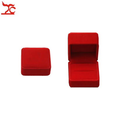 Quality Wedding Jewelry Storage Case Amazing Red Velvet