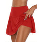 Y2K High-Waist Sports Skort – 12 Colors, All-Season Comfort
