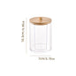 Cotton Cushion Storage Box – Bamboo Cover Makeup Dispenser