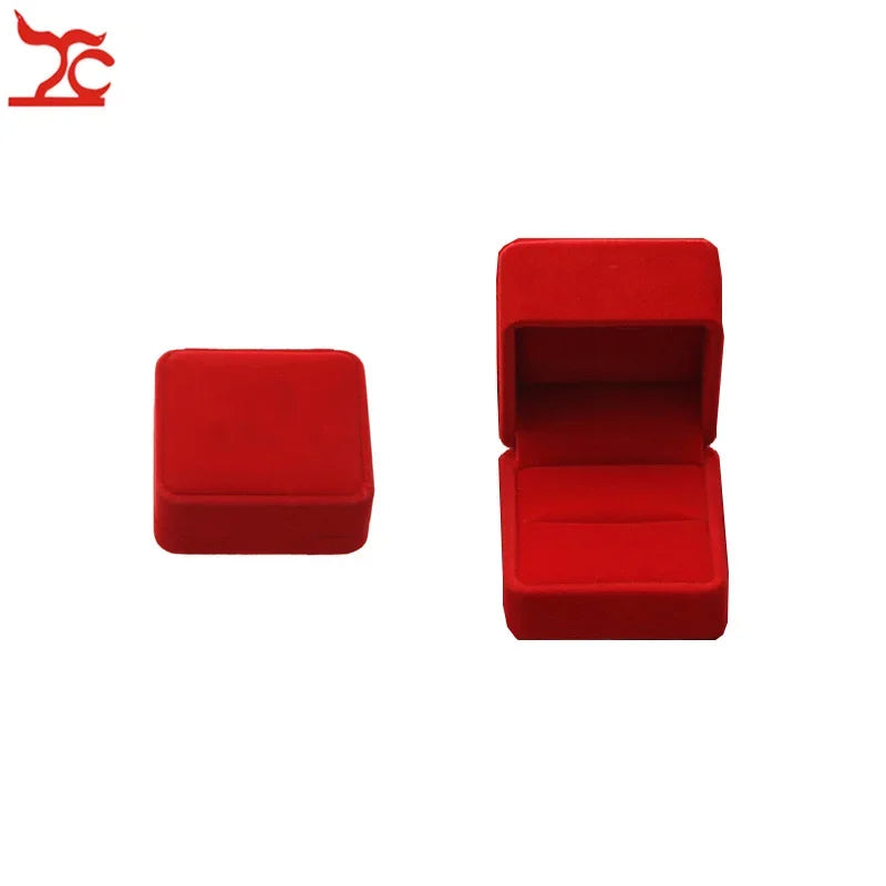 Quality Wedding Jewelry Storage Case Amazing Red Velvet