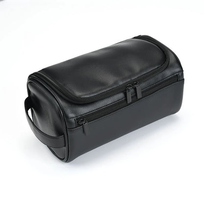 Personalized Leather Toiletry Bag – Travel Dopp Kit for Men